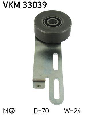 Rolo tensor da correia trapezoidal estriada SKF ref. VKM 33039